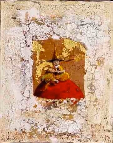 KEIHIN, gesso, oil & mixte